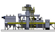 江蘇拋丸機除銹設備 鋁模板拋丸機