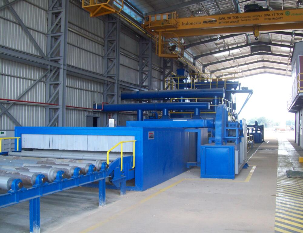 廠家：鋼板預處理線的操作要點 1